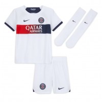 Paris Saint-Germain Kylian Mbappe #7 Fotballklær Bortedraktsett Barn 2023-24 Kortermet (+ korte bukser)